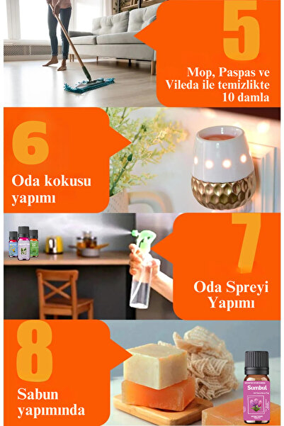 Aroma Terapi Lab Süper Avantajlı Set 40 Adet - Saf Esansiyel Uçucu Yağ 40 Adet x 10 ml