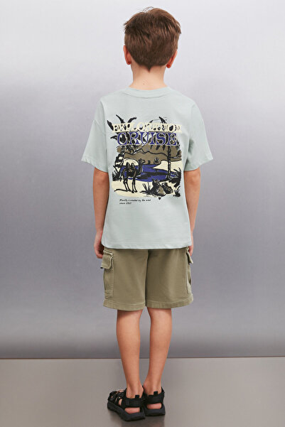 GRIMELANGE Ανδρικό T-Shirt ORAN - Mint Green