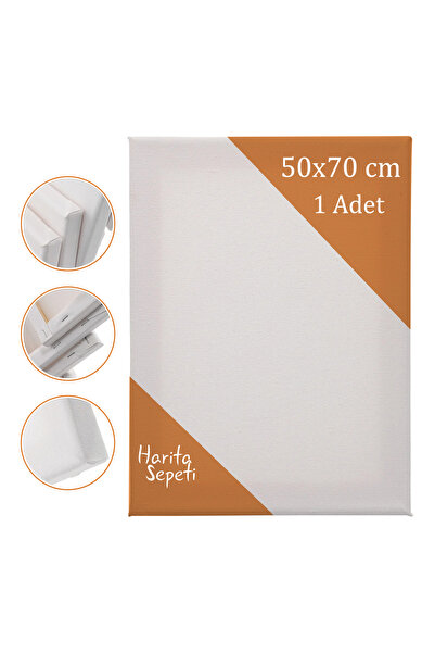 Harita Sepeti 50x70 cm 1 Adet Dikdörtgen Boş Tuval Tablo