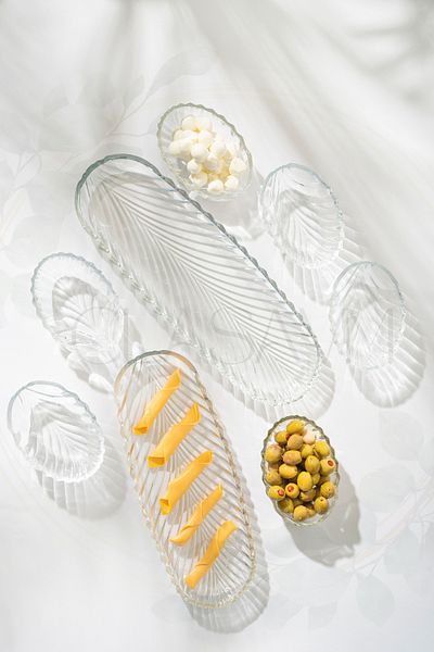 clasavm طبق قارب سانتا 33 سم و 40 سم - 6 أوعية