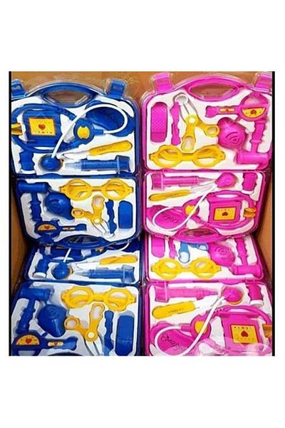 TORUTOYS 14 Piece Pink Toy Doctor Set - Tr-620