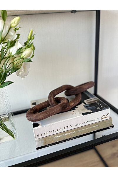 peony studio Ahşap Zincir, Ahşap Dekoratif Zincir, Ahşap,Ahşap Rengi Zincir WR001-BN