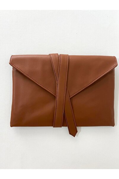 TALKING DREAMS Taba Suni Deri Clutch