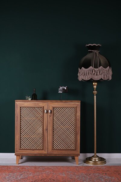 MBK AHŞAP Konsol Ahşap Konsol Ofis Dolabı 2 Kapaklo Dolap