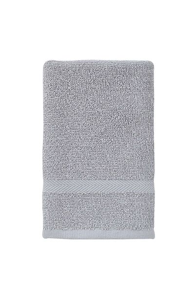 Efabrika Leora 100% Cotton 6 Pieces 30x30 Hand/Guest Towel Set - Gray
