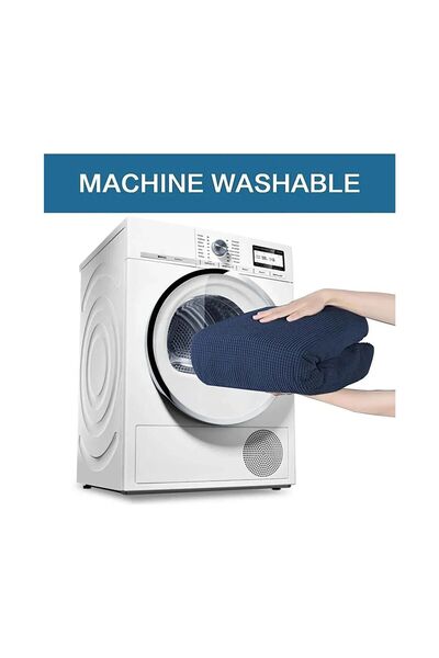 elgeyar Velvet Sofa Set for 3 People - Sofa, Sofa Mat and Sofa Lock