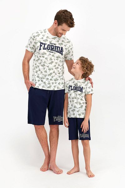 ROLY POLY Σετ ανδρικών βερμούδων Rolypoly Paradise Florida Cream