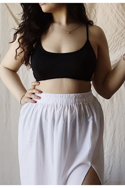 BANDİ Huu Yırtmaçlı Plaj Eteği