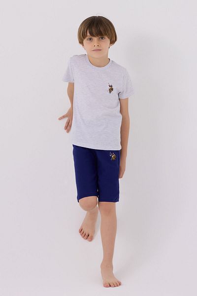 U.S. Polo Assn. Boy's Gray Bermuda Suit