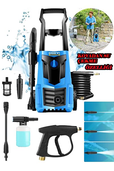 Eisenn Alman Daflong Series 180 Bar Max Otomatik Soğutmalı Portatif Bahçe Ve Oto Yıkama Makinesi