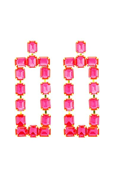 VS ACCESSORY Ztech Dikdörtgen Küpe