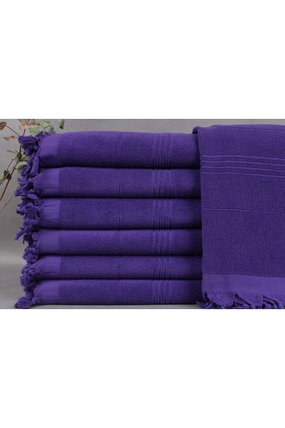 Kayra Export 90x180 εκ. Μωβ βαμβακερό Peshtemal - Δώρο, Sarong, Διακοπές