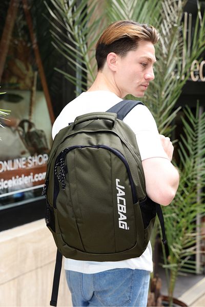 Jacbag ΜΑΥΡΟ ΣΑΚΙΔΙΟ ΠΛΑΤΗΣ ΜΕ ΔΥΟ ΔΙΑΜΕΡΙΣΜΑΤΑ