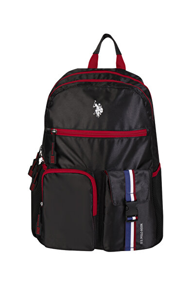 U.S. Polo Assn. حقيبة ظهر مدرسية سوداء للجنسين من US Polo Assn 24040 - حقيبة ...