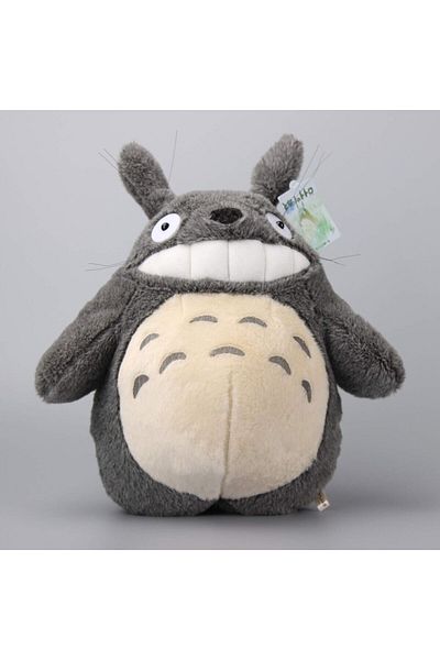 NB market Totoro Plush Toy Hayao Miyazaki Anime Movie Plush Toy with Teeth Showing 30cm