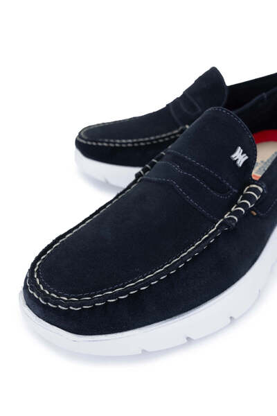 Callaghan Erkek Hakiki Deri Lacivert Casual Ayakkabı