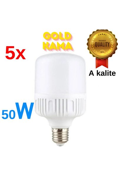 Gold Kama 50 Watt Büyük Boy Silindir Torch Ampul Led Ampul Sanayi Tipi Az Har...