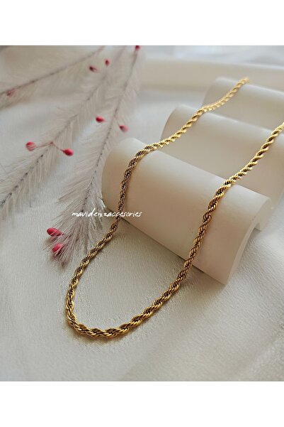 m mavi deniz accesories قلادة اوجير فولاذية قلادة فولاذية غير قابلة للتشوه 60 سم