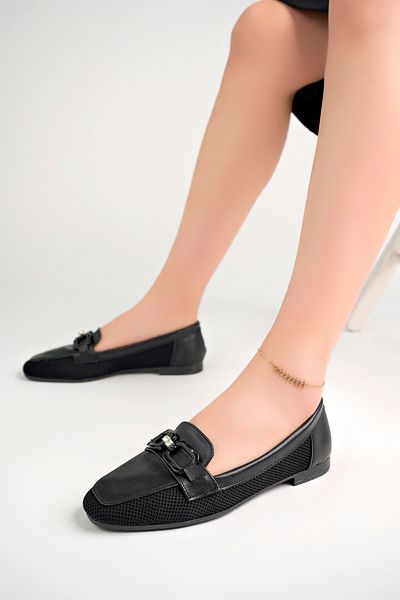 Freemax Freemax.051 Pantofi de balerină confortabili de vară pentru femei negre