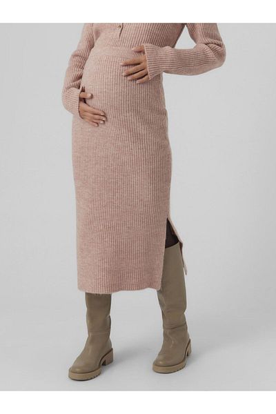 Mama Licious Strickrock MLISLA KNIT MIDI SKIRT HW