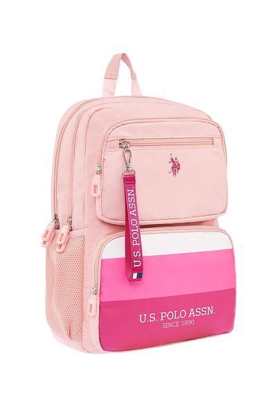 U.S. Polo Assn. حقيبة ظهر مدرسية للجنسين من US Polo Assn 24176-24172-24174 - الطالب اليومي للسفر والعطلات والرياضة والمشي لمسافات طويلة SE