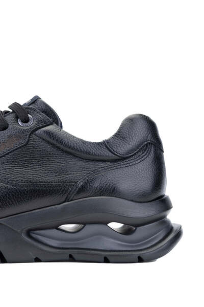 Callaghan Erkek Hakiki Deri Siyah Sneakers & Spor Ayakkabı