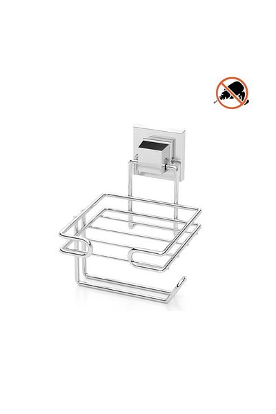 EYM Tekno Tel Ef-275 - Adhesive, Spare Toilet Wc Paper Holder Chrome