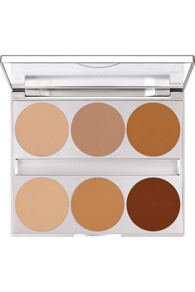 Kryolan لوحة ألوان مزدوجة النهاية مكونة من 6 ألوان