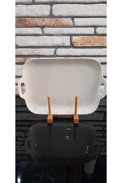 AROW Porcelain Presentation Plate with Handle