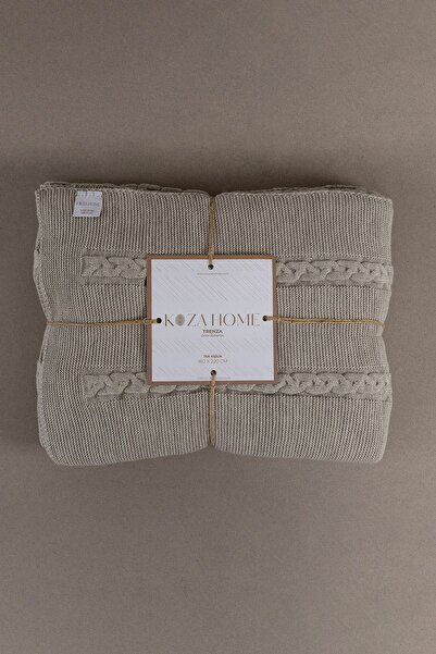 Koza Home Trenza Vizon Tek Kişilik Battaniye 160x220 15036