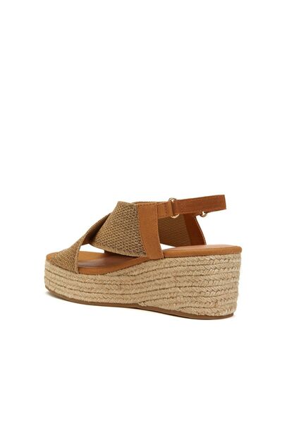 George Hogg Kahverengi Kadın Topuklu Espadril