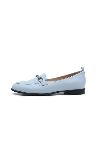 Gusse Pantofi de damă albastru din piele naturală