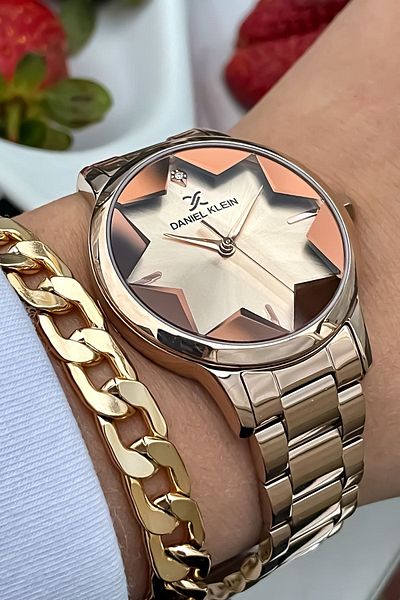 Daniel Klein Women's Steel Wristwatch+bracelet Gift