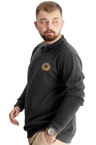 ModeXL Μεγάλο μέγεθος Mode XL Sweatshirt - Thessaloniki Crown of a King 23447 Antramelange