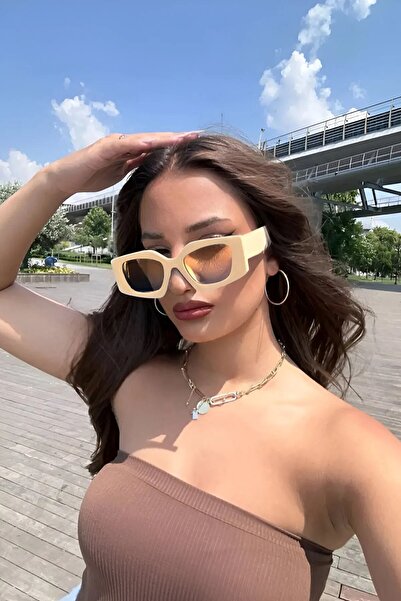 Eyesofia Tom Rs Cream Breeze - Logo-Free Sunglasses