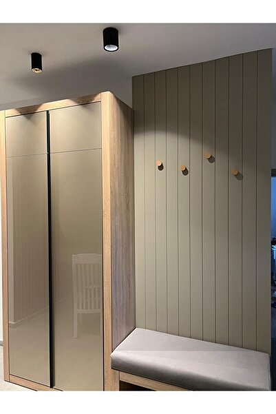 AGT 2250 Yeni Gri Duvar Dekorasyon Profili 10 Adet 12*115*2800 Mm