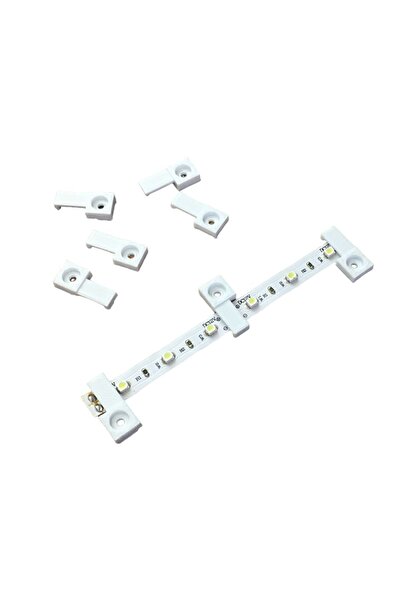 MetoTechs Şerit Led Tutucu - 50 Adet (Vidaları Dahil)