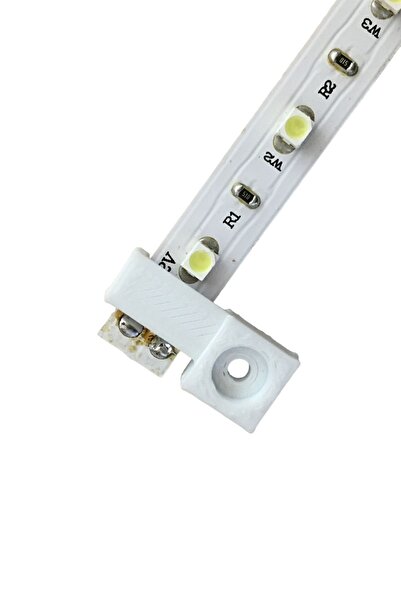 MetoTechs Şerit Led Tutucu - 50 Adet (Vidaları Dahil)