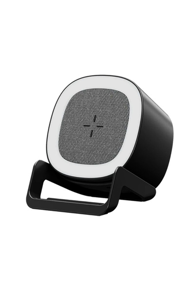 Microcase 4in1 Kablosuz Şarj Bluetooth Hoparlör Telefon Standı Led lamba 15W ...