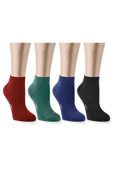 Ozzy Socks Γυναικείες κάλτσες μπαμπού χωρίς ραφή 4 ζευγάρια Vgtr3842