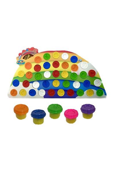 SmartFox Playtoys Pongo Play Rainbow Play Dough 40 pcs