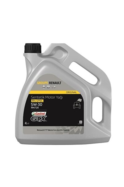 CASTROL GTX Groupe Renault 5W-30 RN720 Partiküllü Sentetik Motor Yağı 4 L