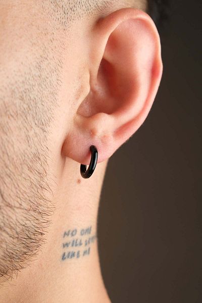 Jack Ferrero Men's Steel Colored Non-Throw Earrings