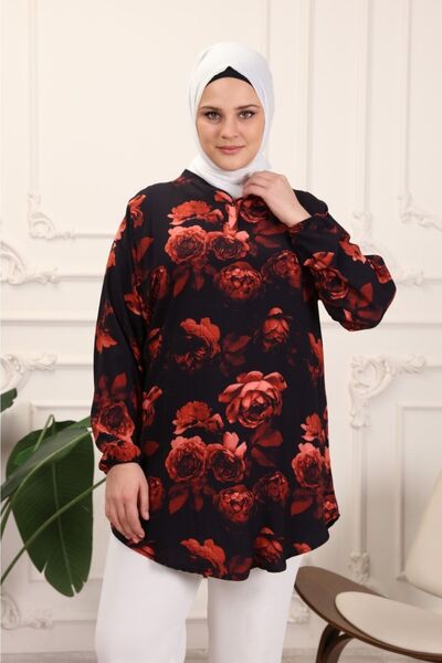 MIZMIZ Dokuma Viskon Yumuşak Kumaş Tunik