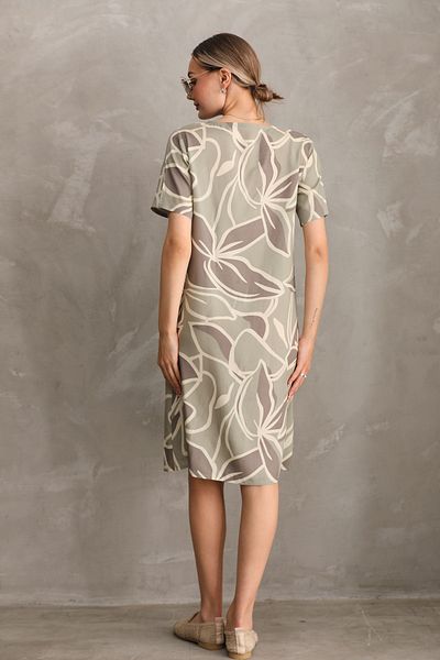 Miss Dünya Lissa Midi Dress with Side Pockets for Pregnant Women