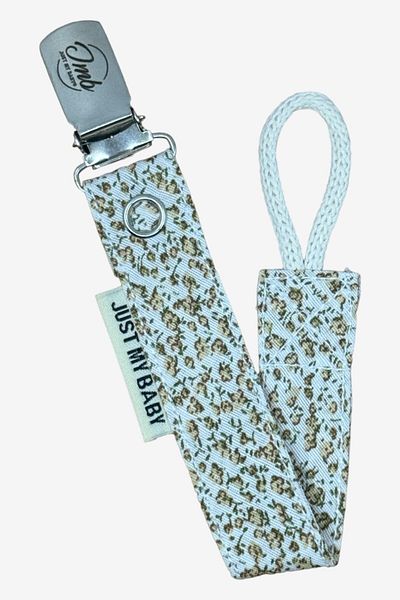 JMB Just My Baby Beige Floral Patterned Pacifier Strap - Set of 3 - Washable - Cotton