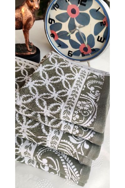 Altınbaşak GIFT, DOWERY, EXPORT SURPLUS SPECIAL PRODUCTION BUKLE COTTON BATHROOM-KITCHEN Towel Set (SET OF 6)