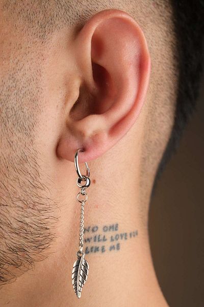 Jack Ferrero Men's Steel Colored Non-Throw Earrings