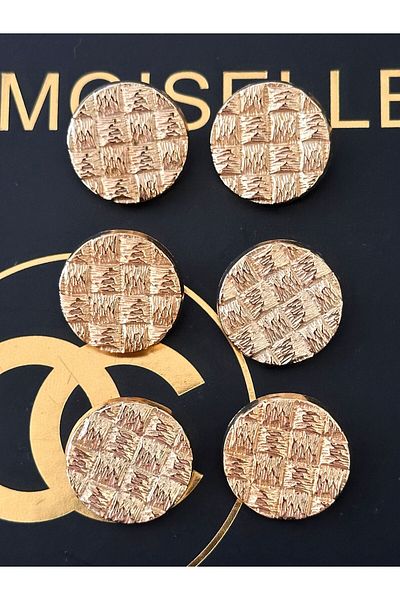 ODDA TASARIM ATÖLYESİ Diamond Patterned - Light Gold Coat and Jacket Set