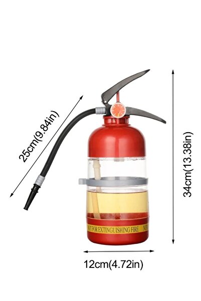 Axe Tools Yangın Tüpü Şeklinde Konsept Kokteyl Şişesi